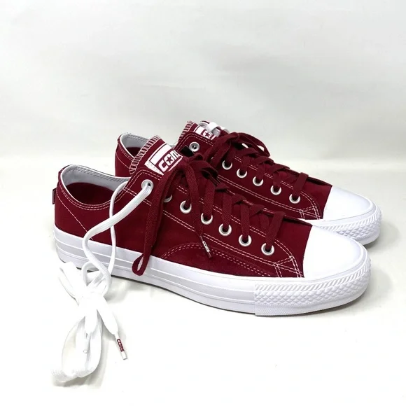 Converse Shoes Men’s Ctas Pro OP Low Top Team Red Size Sneakers Canvas 167607C - Picture 2 of 9